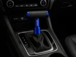 Momo T-Shape Gear Shift Knob with Textured Rubber Grip and Aluminum Collar | Universal Manual Transmission Shifter Knob in Red and Blue - Image 6