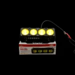 Baobao BB1731 LED Spotlight Bar with 3 Light Modes | Available in 4,5 and 6 LED Xenon Brightness German Technology Driving Fog Light for All Vehicles - Image 3