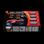 High Power LED Multi Function Strobe Light | Wireless Remote Multi Color Emergency Dash Grille Strobe Light for All Vehicles