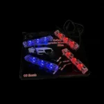 Baobao BB077-C 16 Flash LED Car Safety Driving Upgrade Modification Kit | Multi Mode Strobe Emergency Grille and Dash Light Kit for All Vehicles - Image 3